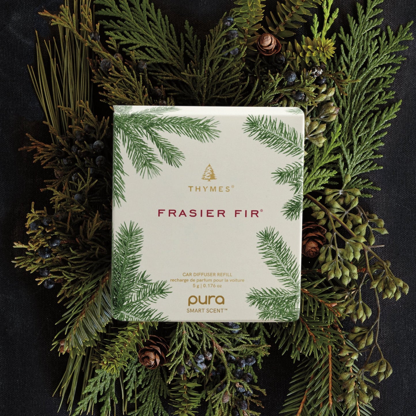 Frasier Fir Pura Car Pro Diffuser Refill 2-Pack Bundle