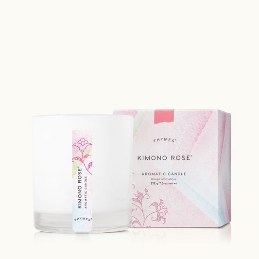 Kimono Rose Candle